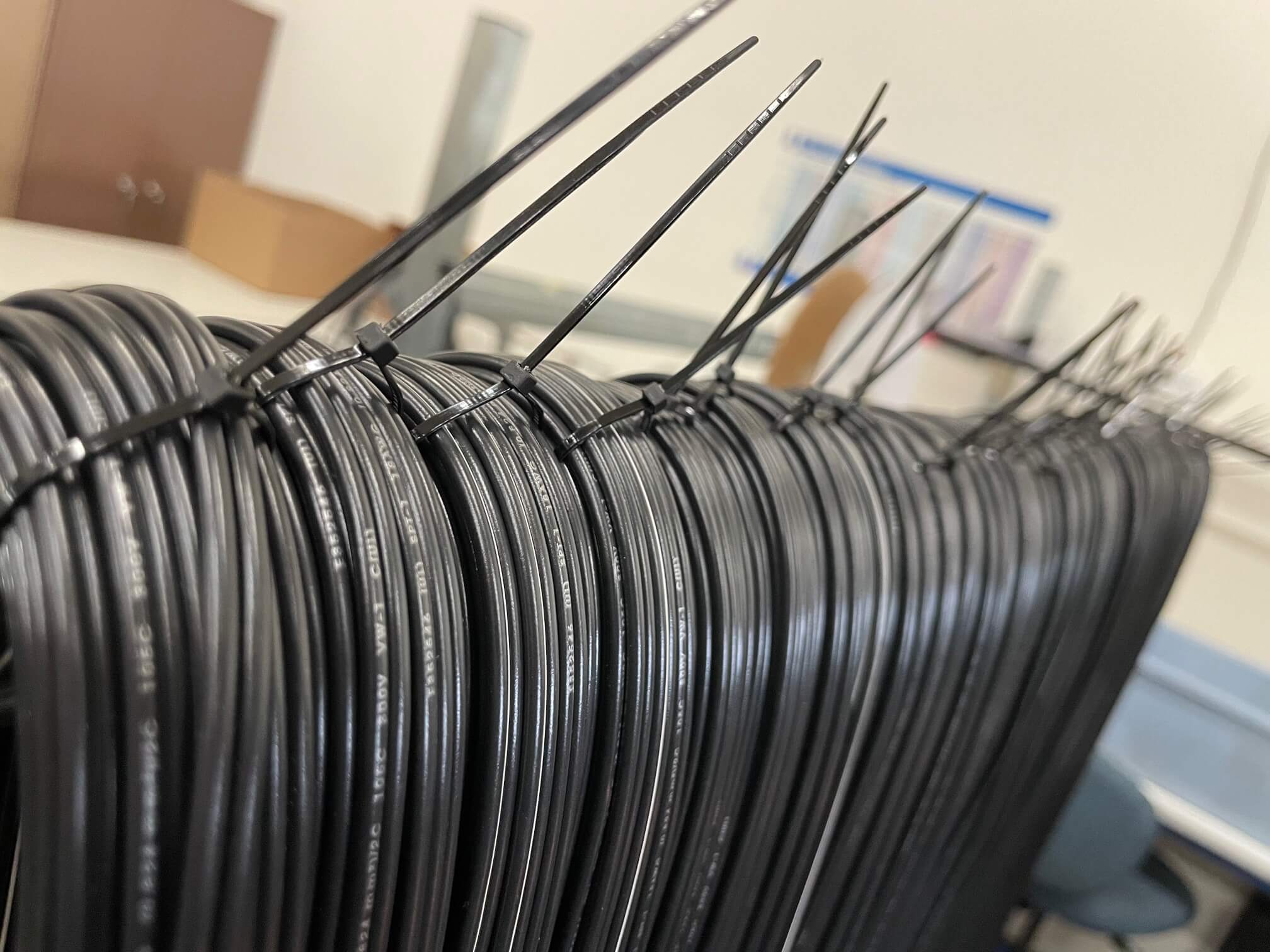 custom wire harness assembly.