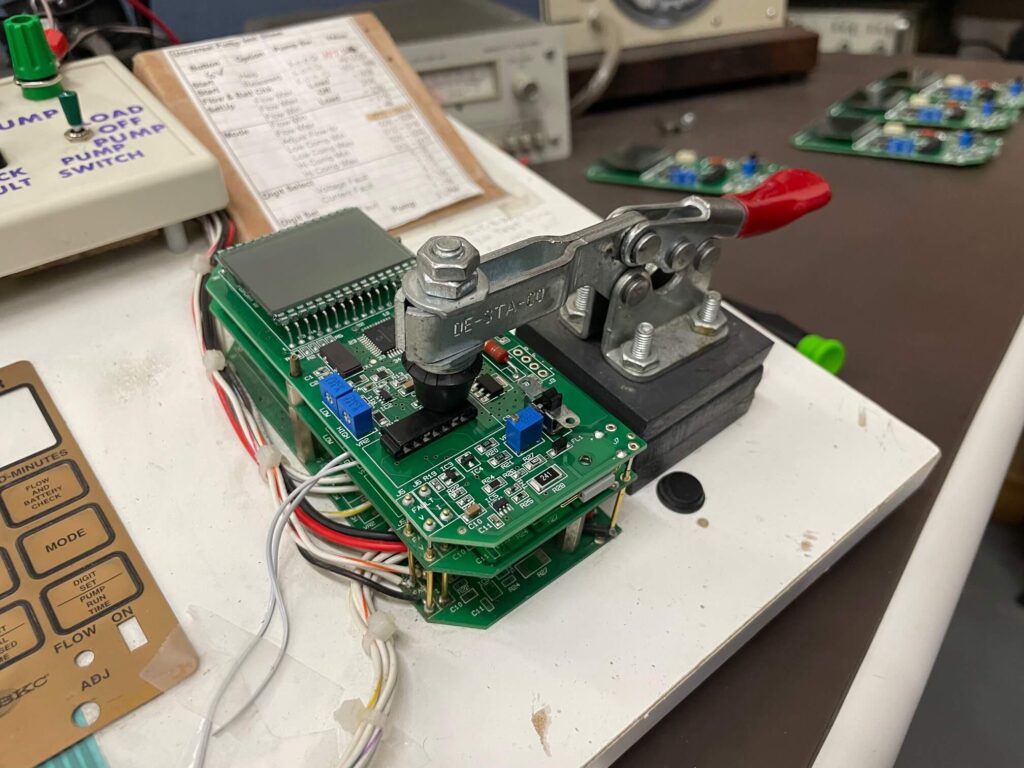 custom PCB assembly test jig for electronic drivers
