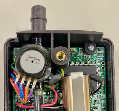 USA-Based PCB design for micro pressure flow sensor.