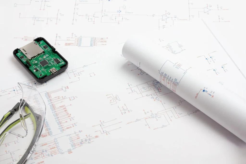 PCB schematics for reverse engineering.