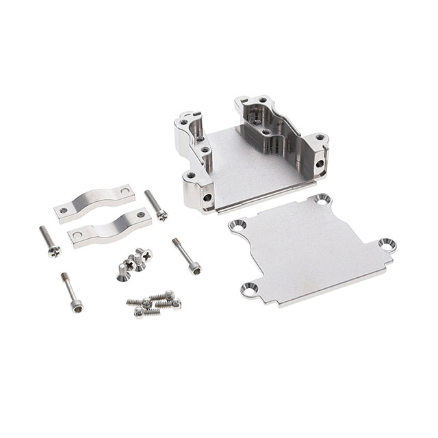 machined aluminum backshell for custom cable manufacturing.